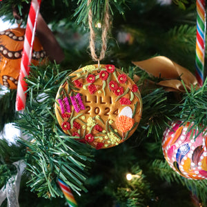 Bottle Brush & Banksia Ornament